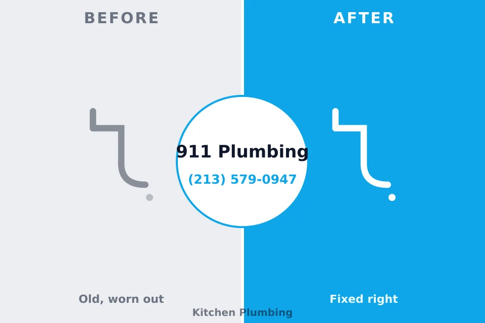 Before and after: plumbing repair Swansea, IL
